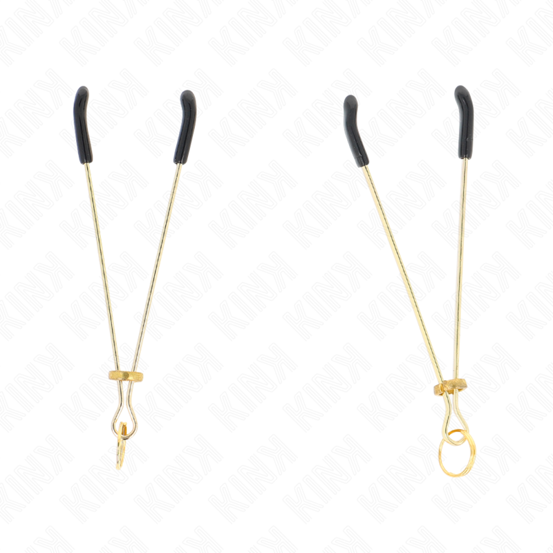 KINK - THIN NIPPLE CLAMPS GOLD 7 CM - Bild 2