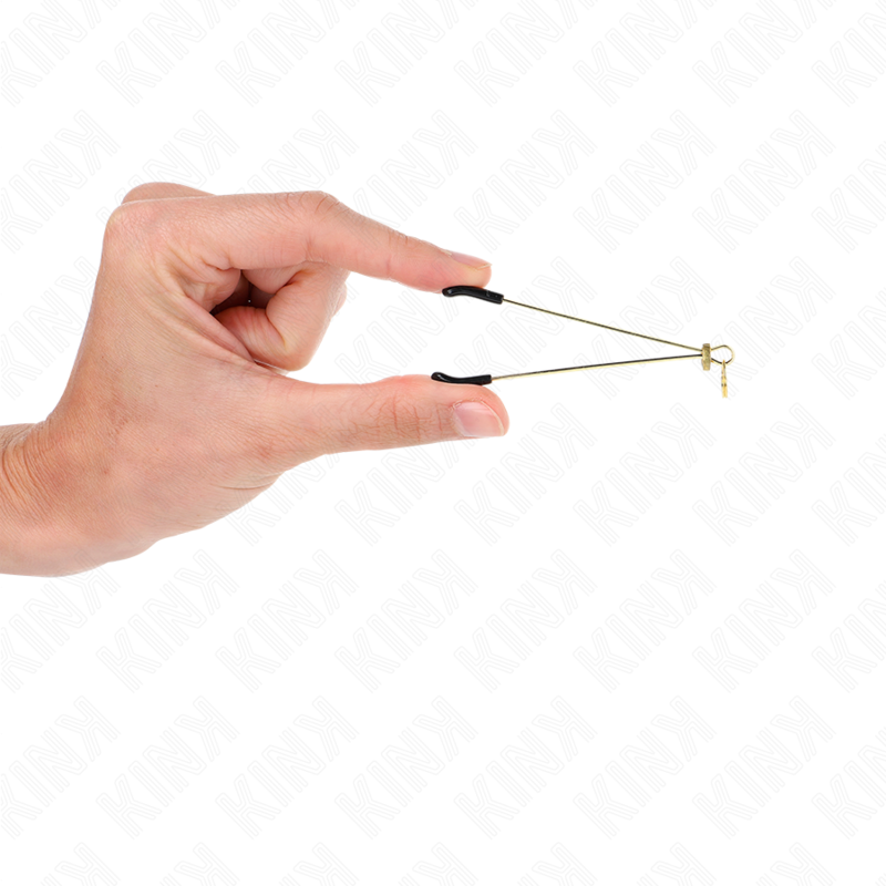 KINK - THIN NIPPLE CLAMPS GOLD 7 CM - Bild 3