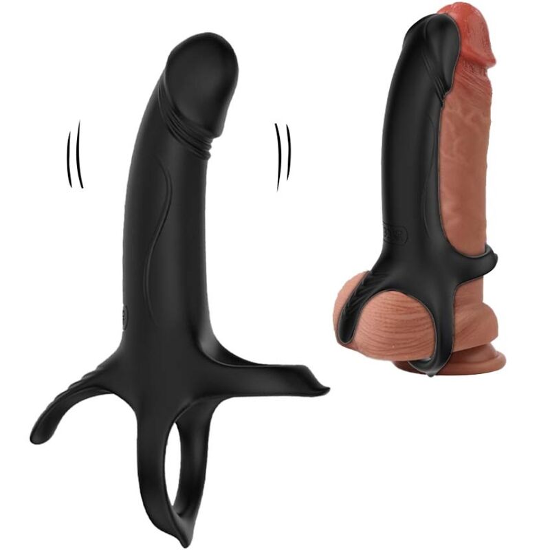 ARMONY - DILDO WITH RING & VIBRATOR BLACK - Bild 6