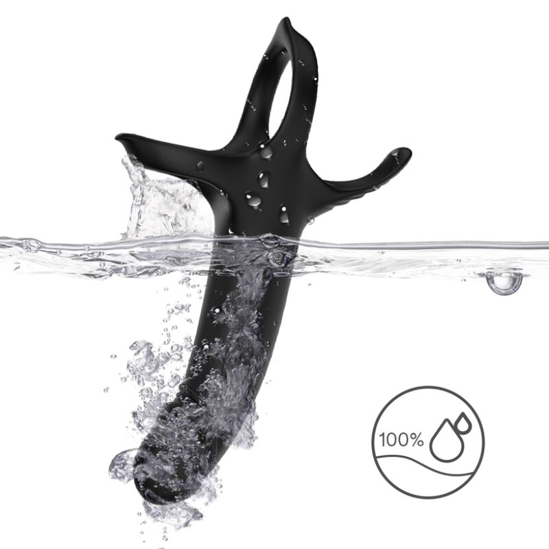 ARMONY - DILDO WITH RING & VIBRATOR BLACK - Bild 9