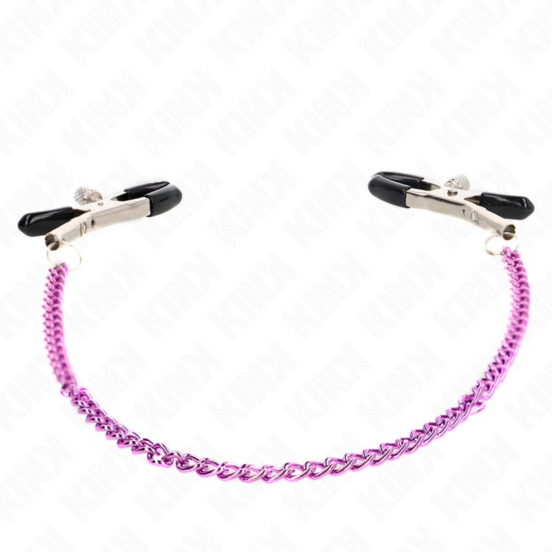 KINK - CHAIN NIPPLE CLAMPS PURPLE 30 CM - Bild 3