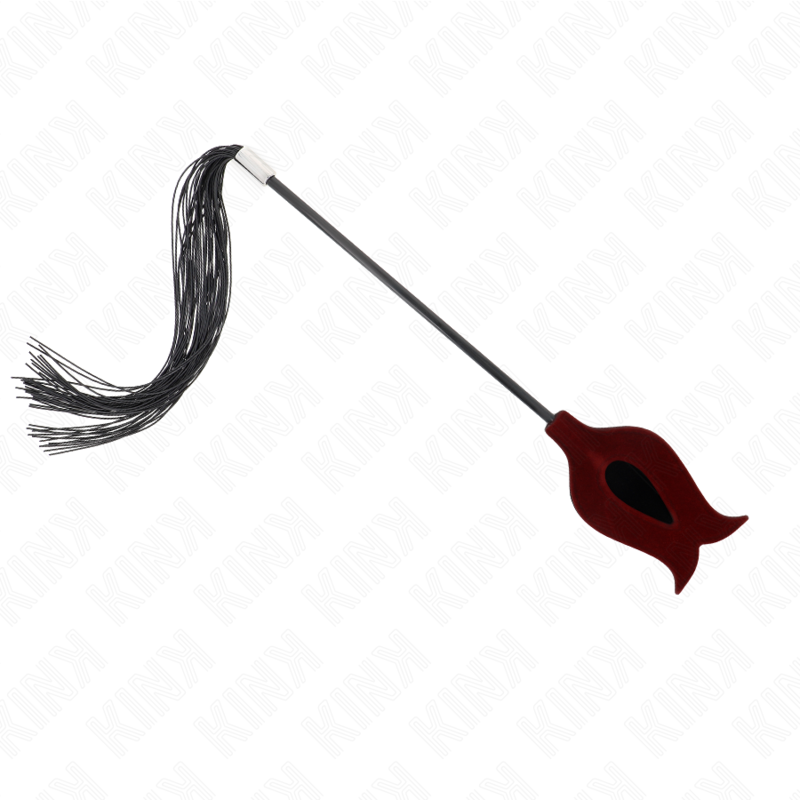 Alternative view of KINK - ROSE SHAPE SILICONE TASSEL WHIP 45 CM