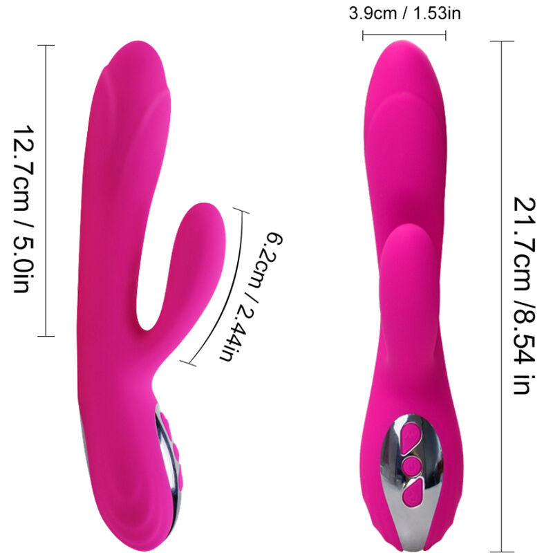 ARMONY - FLEXIBLE VIBRATOR & STIMULATOR WITH FUCHSIA HEAT EFFECT - Bild 3