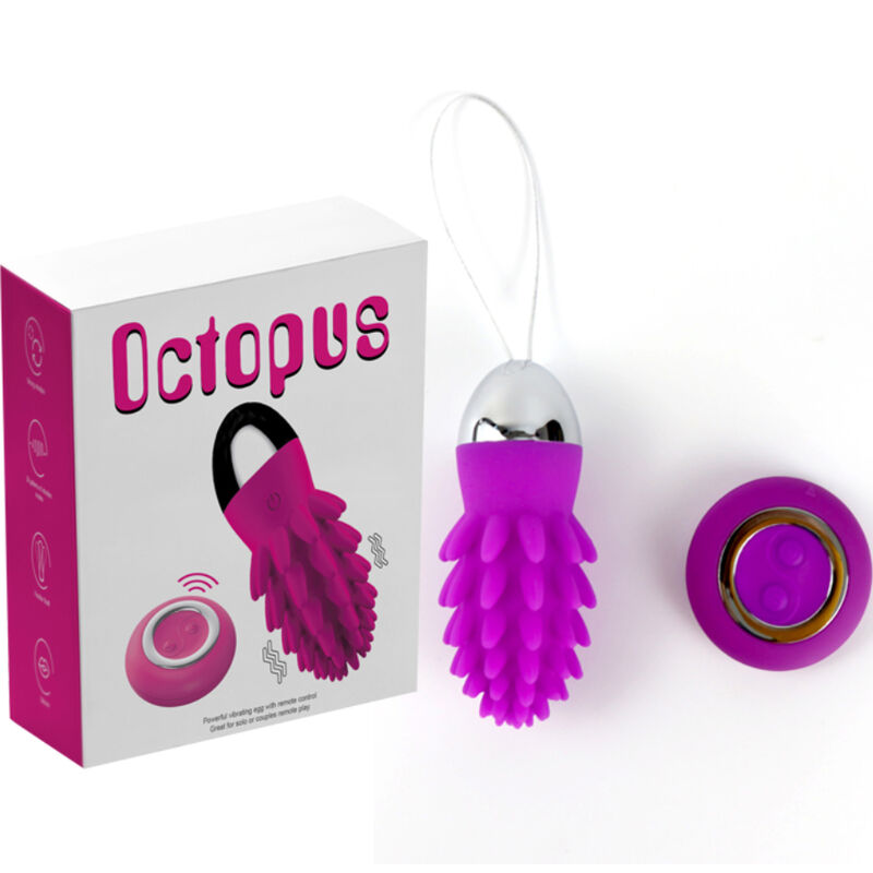 ARMONY - OCTOPUS CACTUS VIBRATING EGG VIOLET REMOTE CONTROL - Bild 4