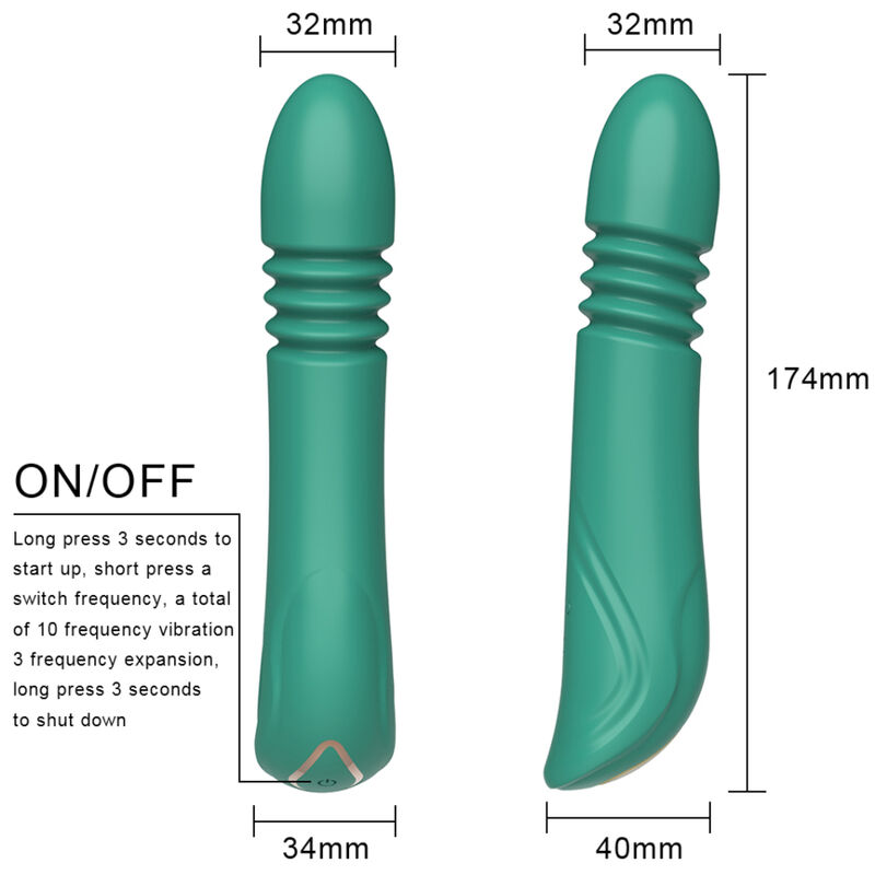 Alternative view of ARMONY - GREEN G-SPOT VIBRATOR & THRUSTING