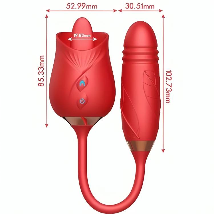 ARMONY - DELIGHT FLOWER VIBRATOR & THRUSTING WITH RED TONGUE - Bild 3