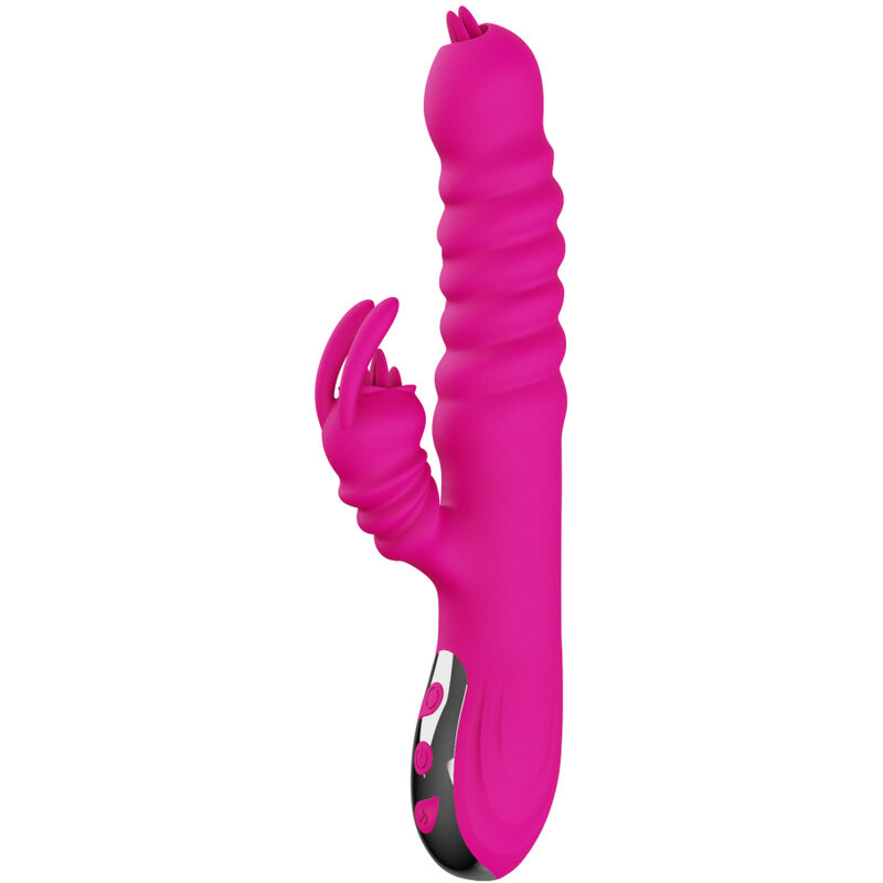 ARMONY - RABBIT DOUBLE TONGUE MULTIFUNCTION VIBRATOR FUCHSIA HEAT EFFECT - Bild 5