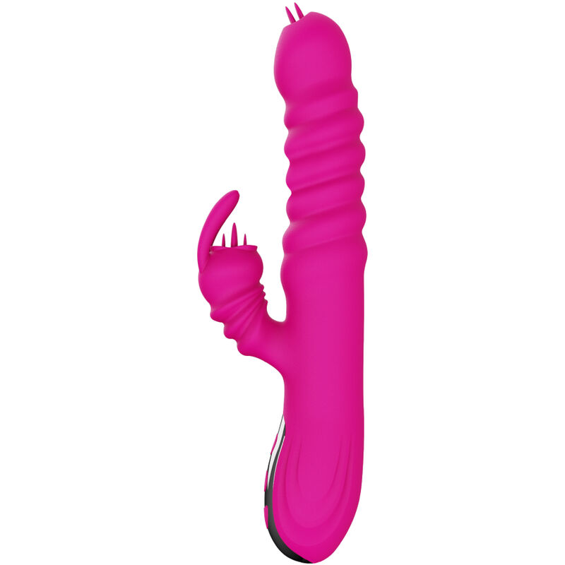 ARMONY - RABBIT DOUBLE TONGUE MULTIFUNCTION VIBRATOR FUCHSIA HEAT EFFECT - Bild 4