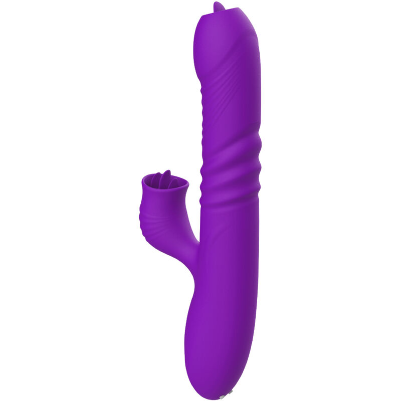ARMONY - FULLY G SPOT RABBIT VIBRATOR WITH STIMULATING TONGUE VIOLET HEAT EFFECT - Bild 5