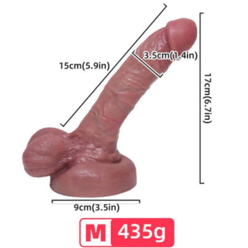 ARMONY - REALISTIC LIQUID SILICONE DILDO 15 CM - Bild 4