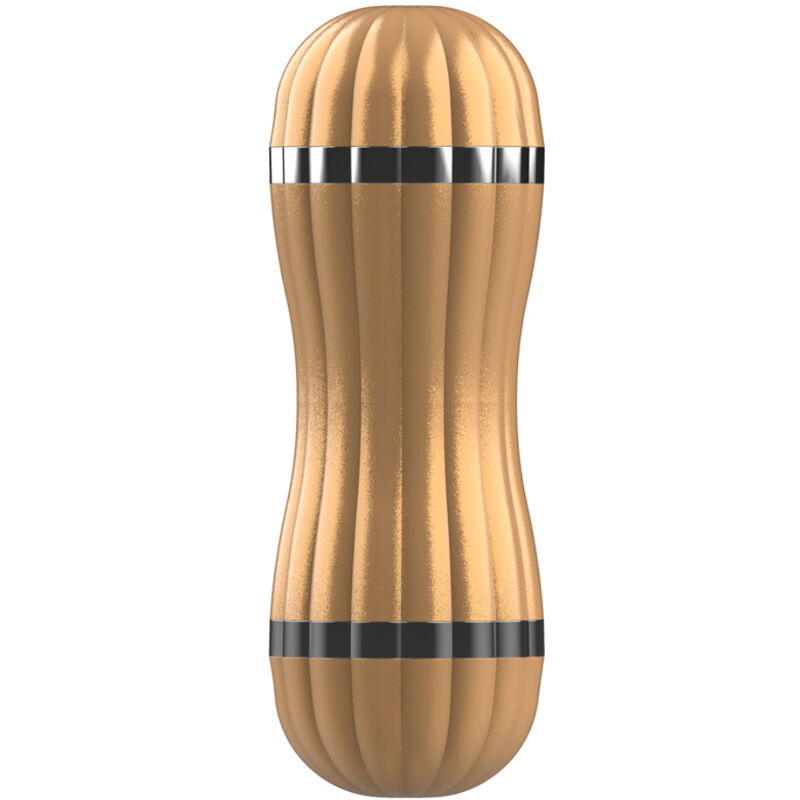 ARMONY - BEVIS DOUBLE MASTURBATOR VAGINA & MOUTH WITHOUT VIBRATION GOLD - Bild 3
