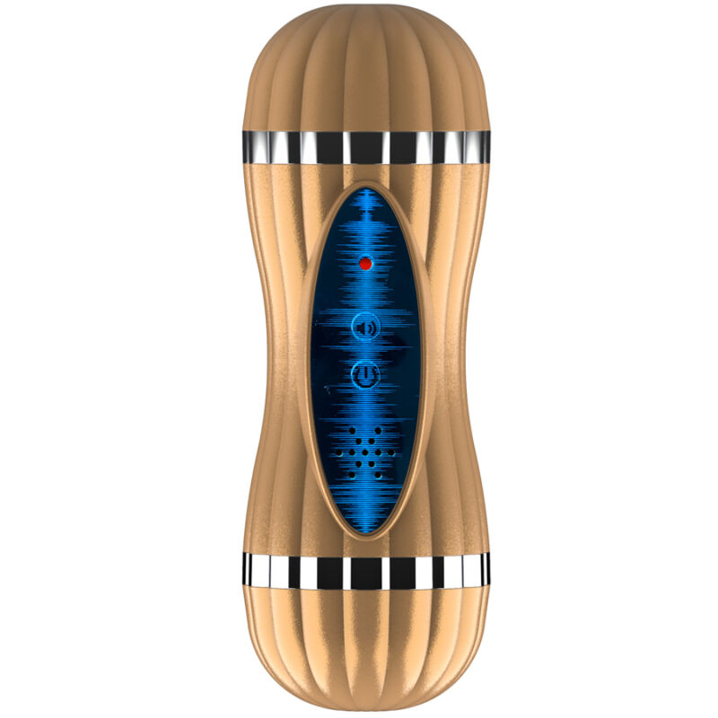 ARMONY - BEVIS DOUBLE MASTURBATOR VAGINA & MOUTH WITHOUT VIBRATION GOLD - Bild 5