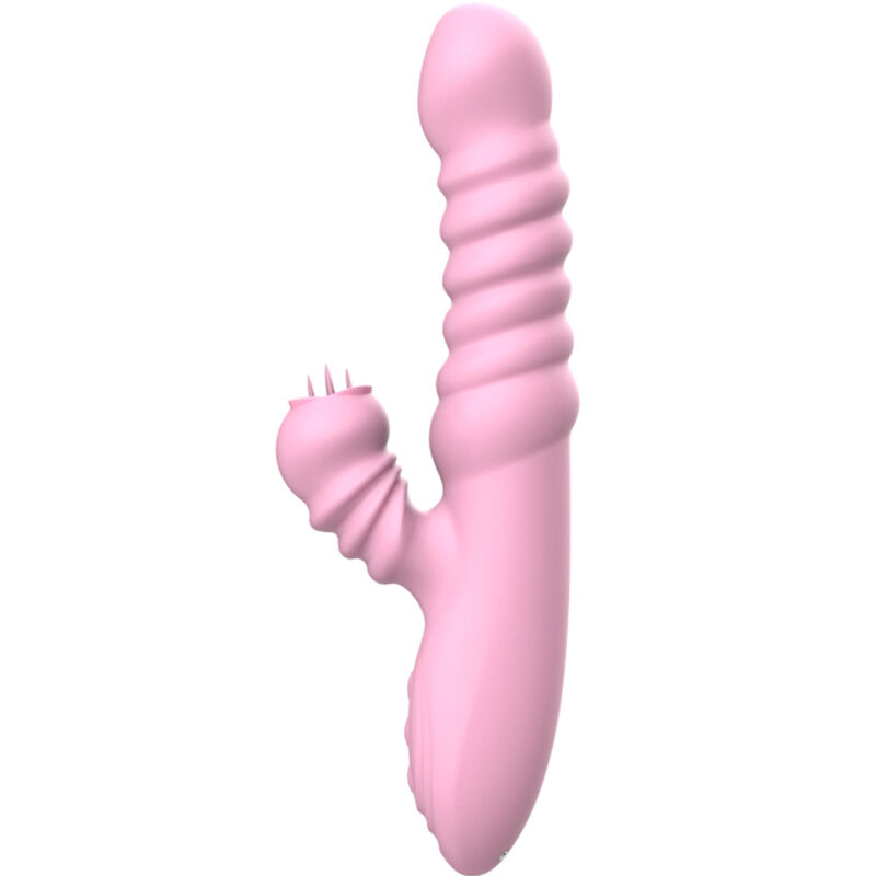 Alternative view of ARMONY - VIBRATOR MULTIFUNCTION WITH STIMULATING TONGUE HEAT EFFECT PINK