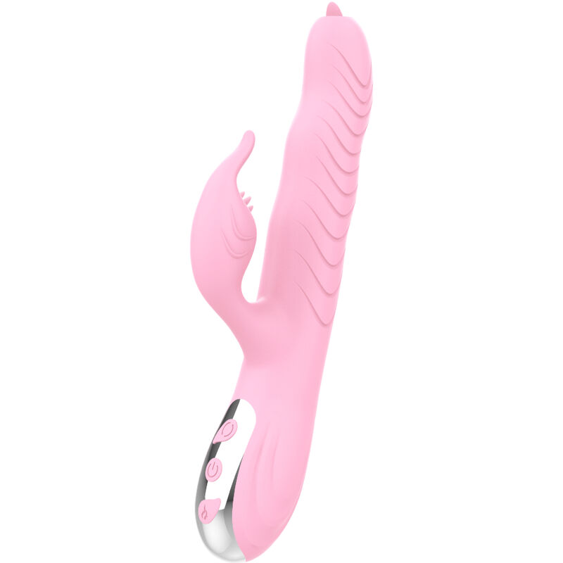 Alternative view of ARMONY - MARCIA VIBRATOR & THRUSTING DOUBLE TONGUE HEAT EFFECT PINK