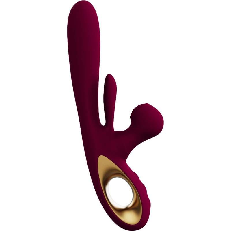 Alternative view of ARMONY - IMPACT SWING VIBRATOR & DUAL STIMULATOR MODEL 1 BURGUNDY
