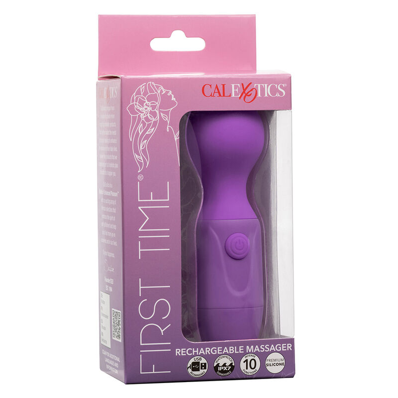 CALEXOTICS - FIRST TIME RECHARGEABLE MASSAGER 10 VIBRATIONS PURPLE - Bild 4