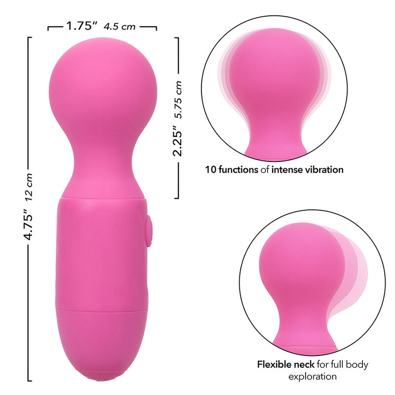 CALEXOTICS - FIRST TIME RECHARGEABLE MASSAGER 10 VIBRATIONS PINK - Bild 9