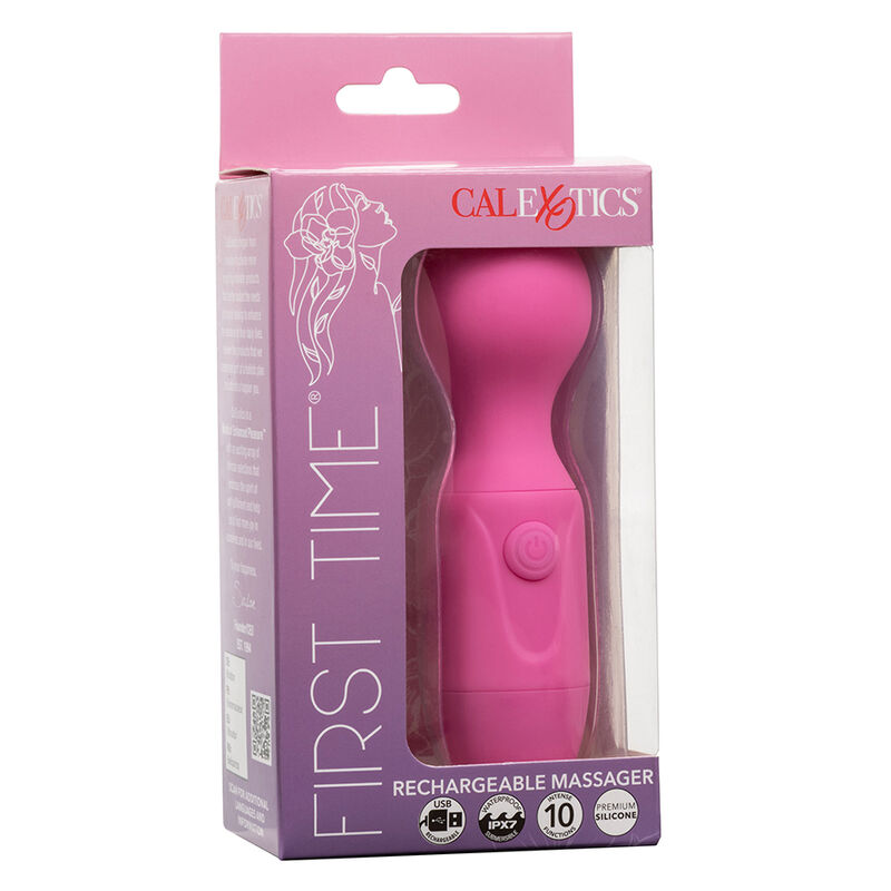 CALEXOTICS - FIRST TIME RECHARGEABLE MASSAGER 10 VIBRATIONS PINK - Bild 6