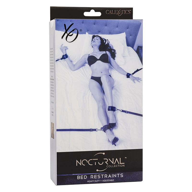 CALEXOTICS - NOCTURNAL BED RESTRAINTS LEATHER ADJUSTABLE BLACK - Bild 7