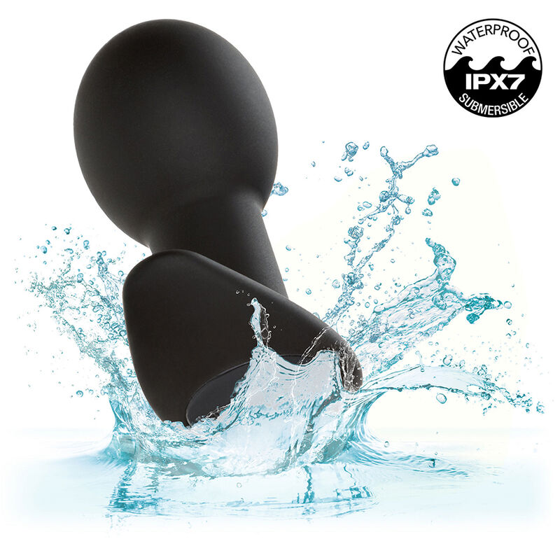 CALEXOTICS - ROCK BOTTOM ANAL PLUG 10 VIBRATIONS SILICONE BLACK - Bild 5