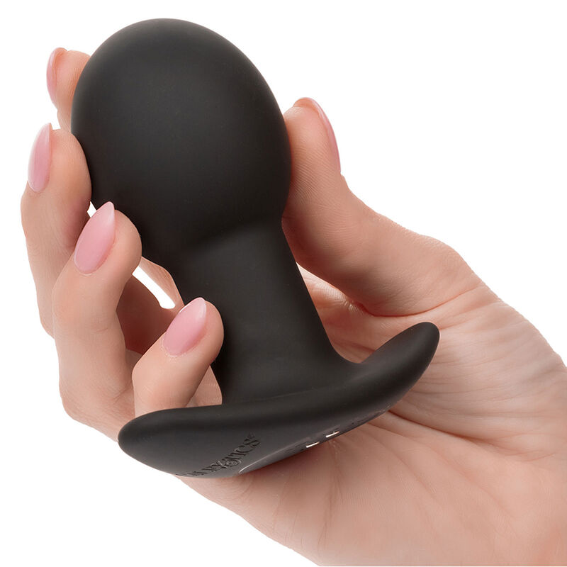 CALEXOTICS - ROCK BOTTOM ANAL PLUG 10 VIBRATIONS SILICONE BLACK - Bild 3