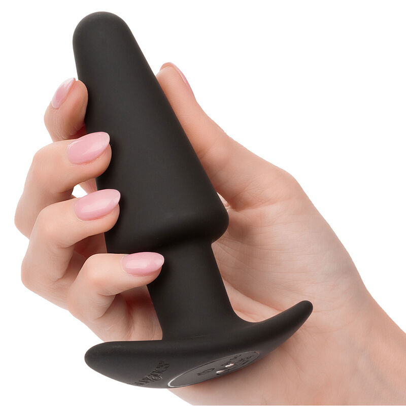 CALEXOTICS - ROCK BOTTOM TAPERED ANAL PLUG 10 VIBRACIONES SILICONE BLACK - Bild 5
