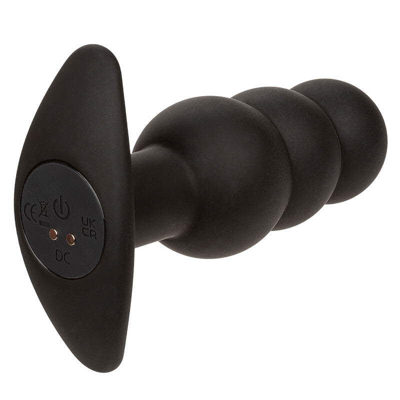 CALEXOTICS - ROCK BOTTOM BEADED ANAL PLUG 10 VIBRATIONS SILICONE BLACK - Bild 8