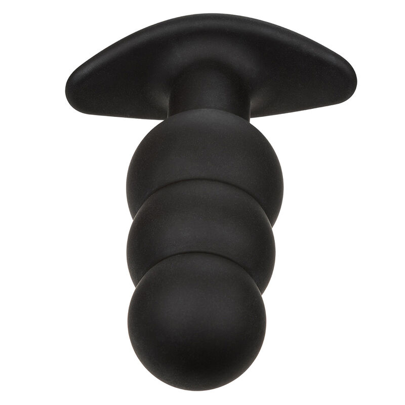 CALEXOTICS - ROCK BOTTOM BEADED ANAL PLUG 10 VIBRATIONS SILICONE BLACK - Bild 6