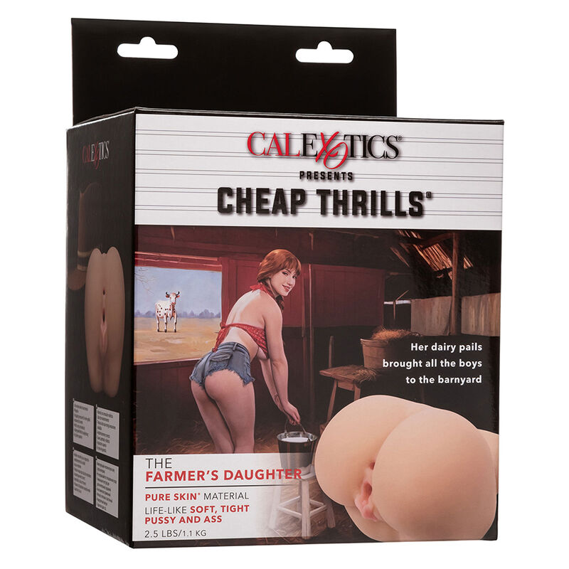 CALEXOTICS - THE FARMERS DAUGHTER DOUBLE REALISTIC MASTURBATOR FLESH - Bild 2