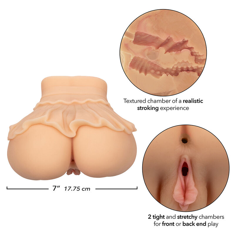 CALEXOTICS - THE PEEP SHOW GIRL DOUBLE REALISTIC MASTURBATOR FLESH - Bild 5