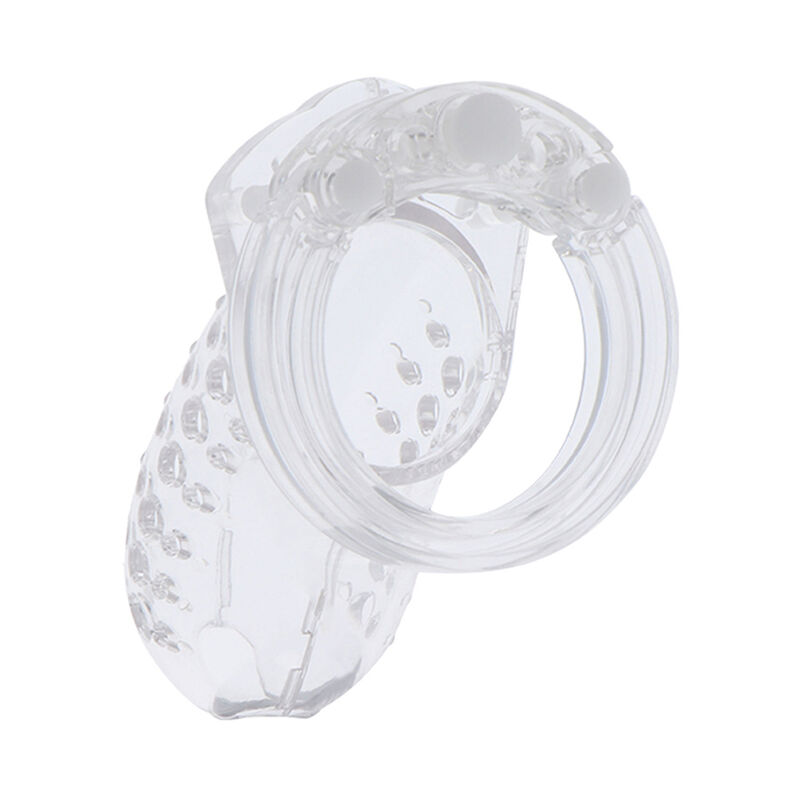HIDDEN DESIRE - EXTREME CHASTITY COCK CAGE ACRYLIC ADJUSTABLE CLEAR - Bild 5