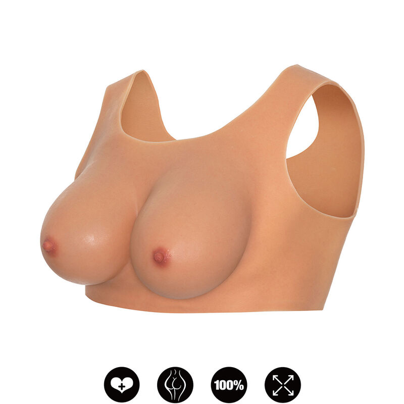Alternative view of HIDDEN DESIRE - ALTER EGO WEARABLE BREAST TOP C-CUP FLESH