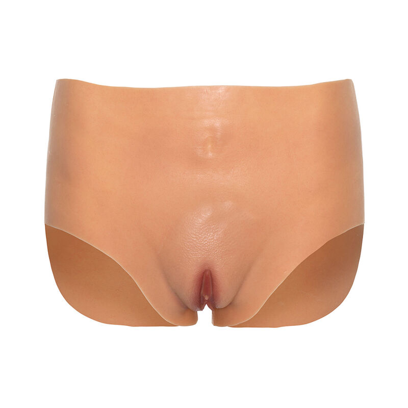 Alternative view of HIDDEN DESIRE - ALTER EGO OPEN VAGINA BRIEF HIGH WAIST FLESH