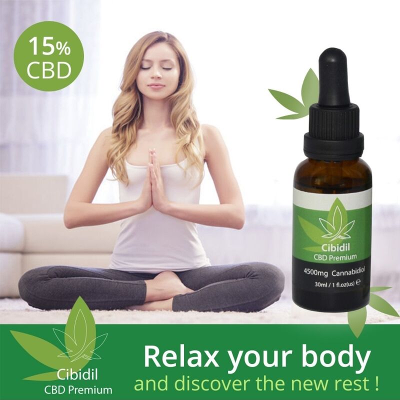 500 COSMETICS - CIBIDIL RELAXING CBD OIL 15 % 30 ML - Bild 3