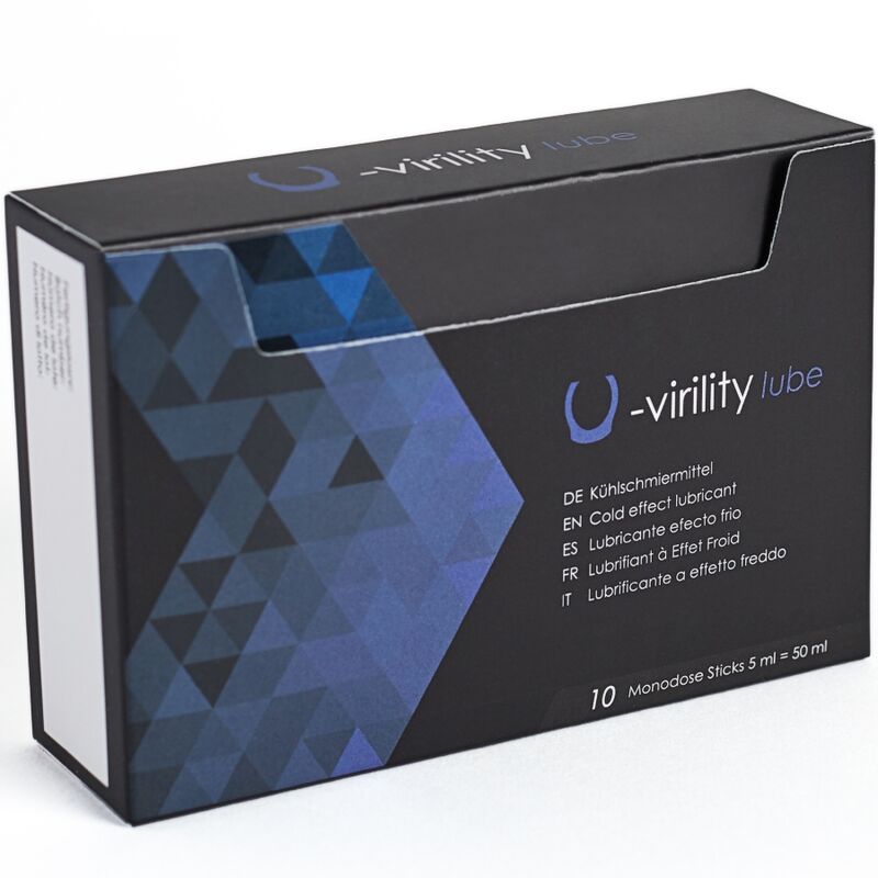 Alternative view of 500 COSMETICS - U-VIRILITY LUBE COLD EFFECT LUBRICANT 10 X 5 ML
