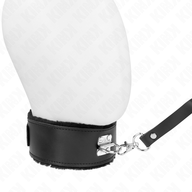 KINK - NECKLACE WITH BELT 116 CM WITH BLACK LEATHER STRAP ADJUSTABLE 40-48 CM X 6 CM - Bild 2