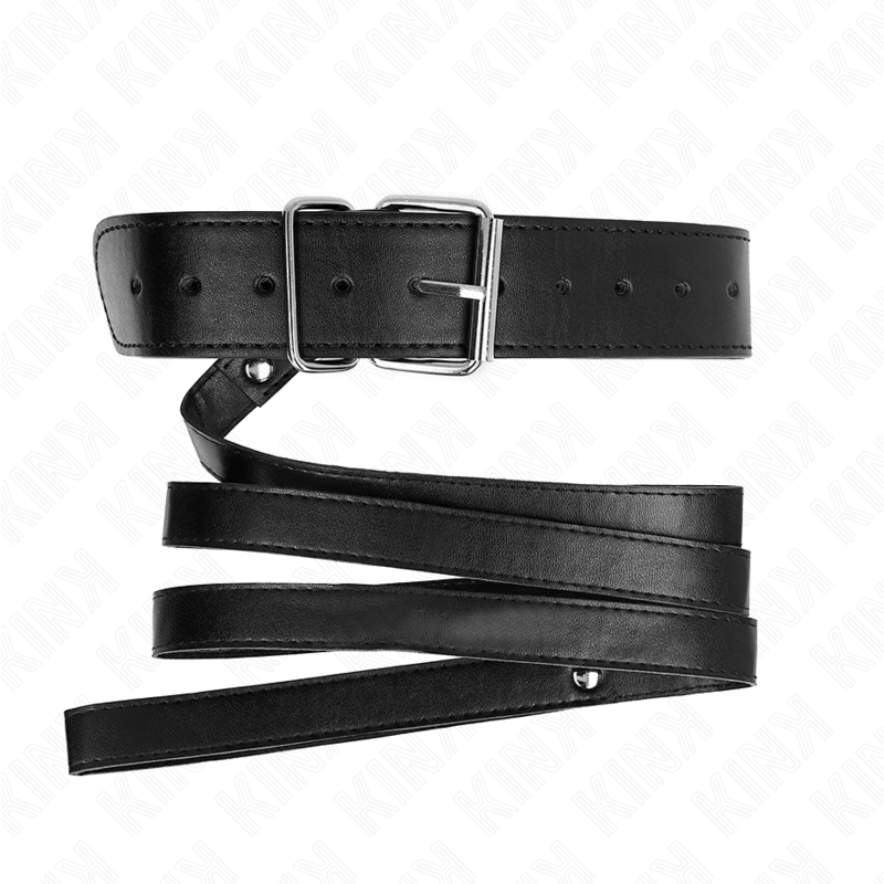 KINK - NECKLACE WITH BELT 116 CM BLACK STRAP ADJUSTABLE 32-50 CM X 8 CM - Bild 4