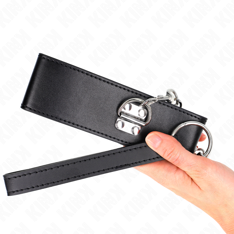 KINK - NECKLACE WITH BELT 65 CM WITH WIDE BLACK STRAP ADJUSTABLE 33.5-41 CM X 5 CM - Bild 6