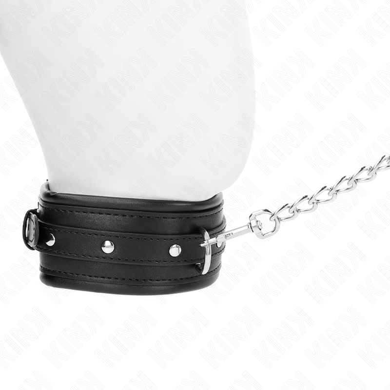Alternative view of KINK - NECKLACE WITH SHINY BUCKLE STRAP 65 CM 48.5 CM X 5.3 CM