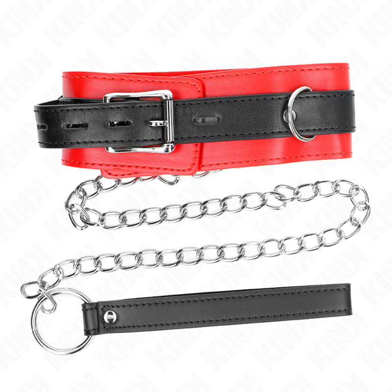 KINK - COLLAR WITH BELT 65 CM WITH STRAP RED 54 X 4.5 CM - Bild 6