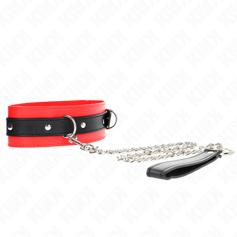 KINK - COLLAR WITH BELT 65 CM WITH STRAP RED 54 X 4.5 CM - Bild 3
