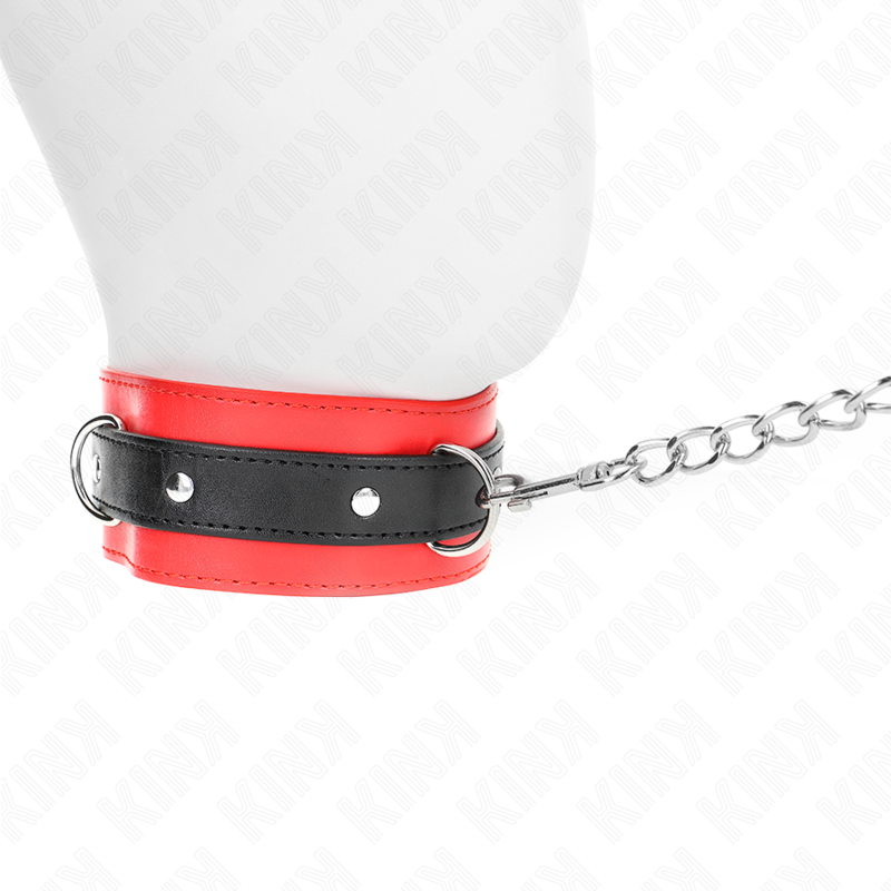 KINK - COLLAR WITH BELT 65 CM WITH STRAP RED 54 X 4.5 CM - Bild 4