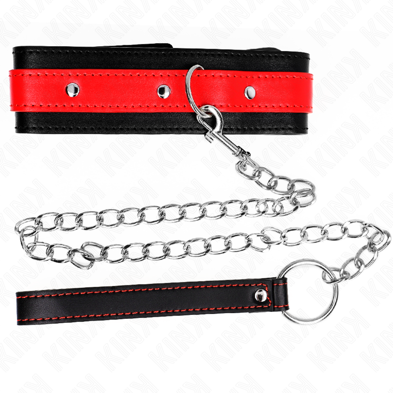 KINK - NECKLACE WITH RED STRAP 65 CM AJUSTABLE 36-43 CM X 5 CM - Bild 6