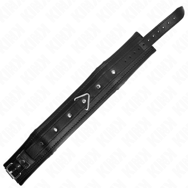 KINK - NECKLACE WITH SPONGE IMITATION LEATHER STRAP MODEL 1 ADJUSTABLE 37-54 CM X 3 CM - Bild 3
