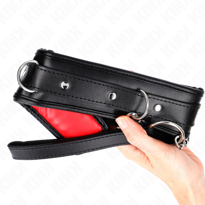 KINK - NECKLACE WITH SPONGE IMITATION LEATHER STRAP MODEL 3 ADJUSTABLE 37-54 CM X 3 CM - Bild 3