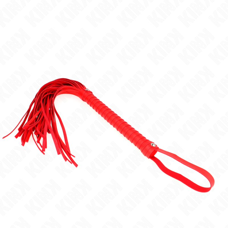 KINK - WHIP WITH RED TEXTURED HANDLE 48.5 CM - Bild 5