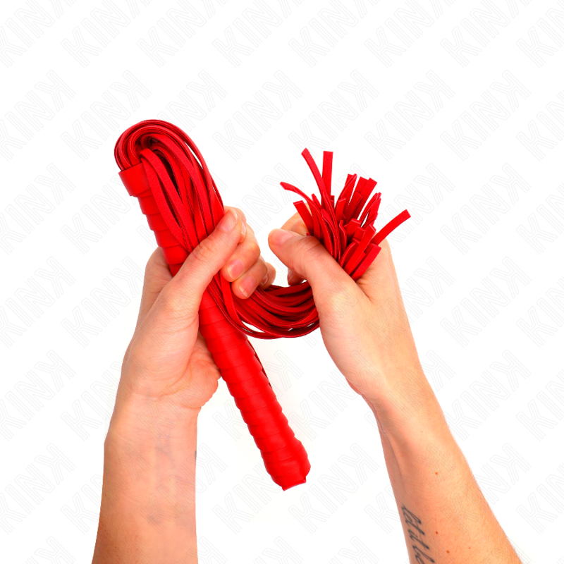 KINK - WHIP WITH RED TEXTURED HANDLE 48.5 CM - Bild 3