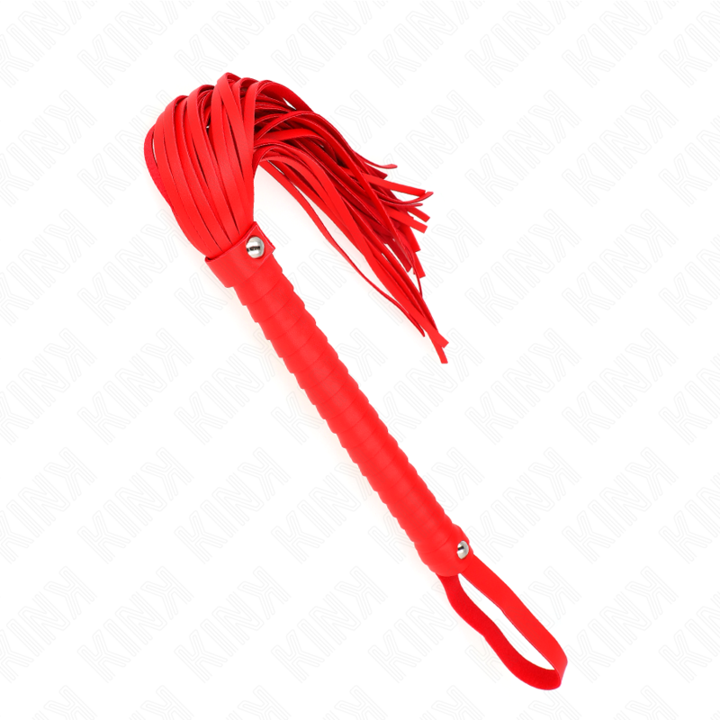 KINK - WHIP WITH RED TEXTURED HANDLE 48.5 CM - Bild 4