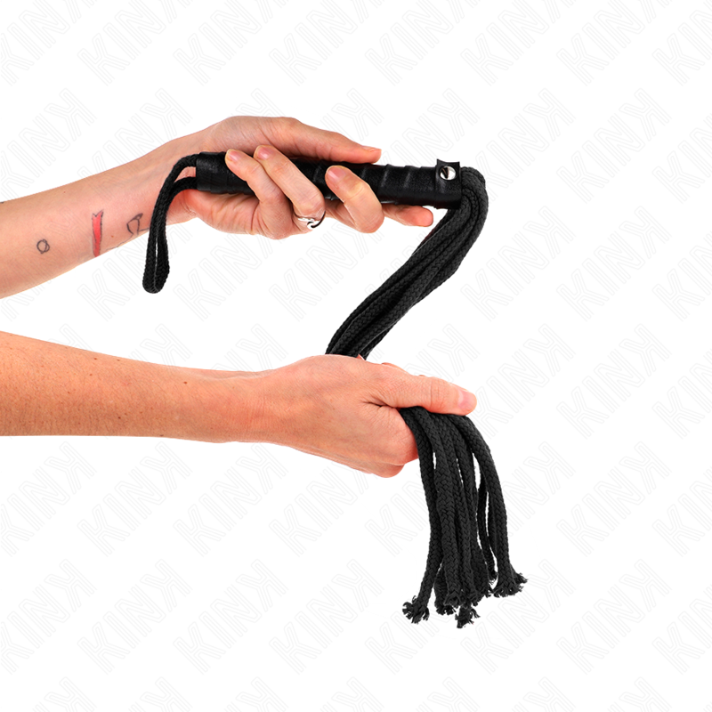 KINK - BLACK ROPE WHIP 56 CM - Bild 3