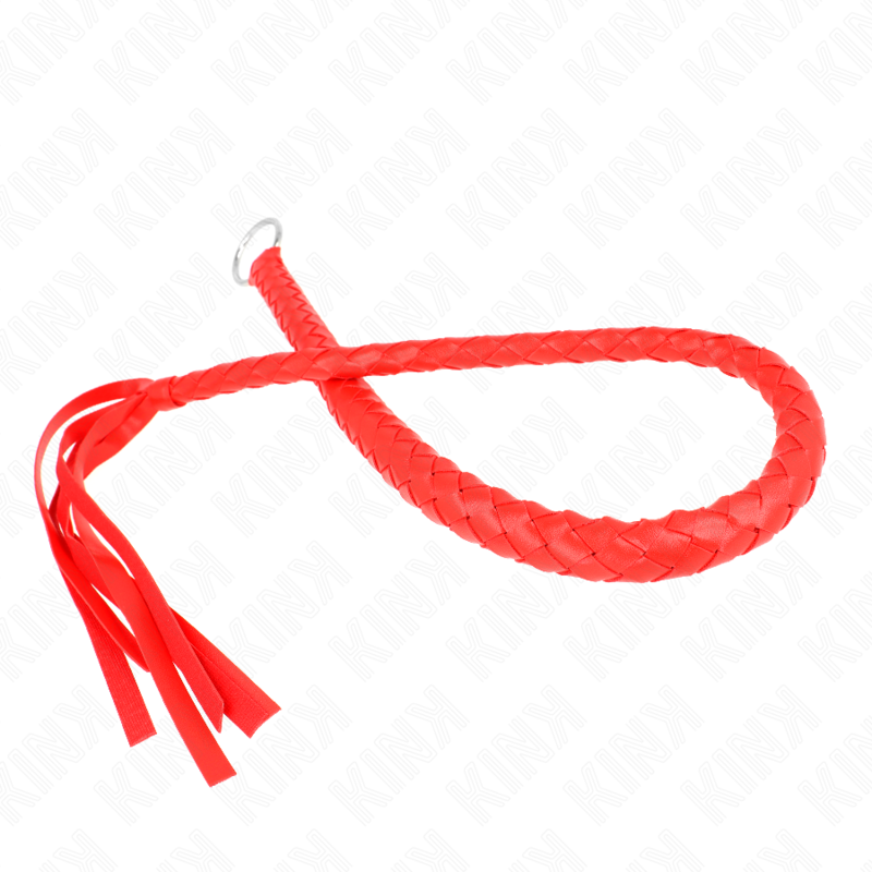 KINK - SNAKE WHIP WITH RED HAND RING 65 CM - Bild 5